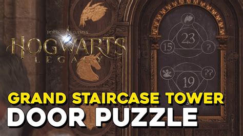 hogwarts legacy staircase door puzzle|Hogwarts Legacy: Grand Staircase Puzzle Door Solution